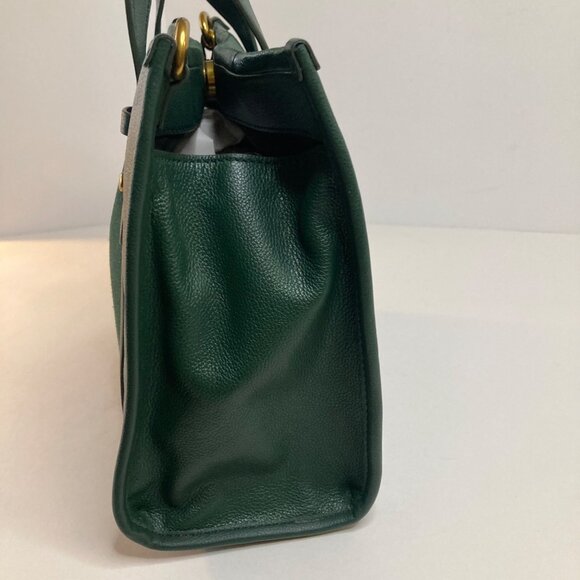 Fossil Green Leather Satchel - Picture 4 of 11